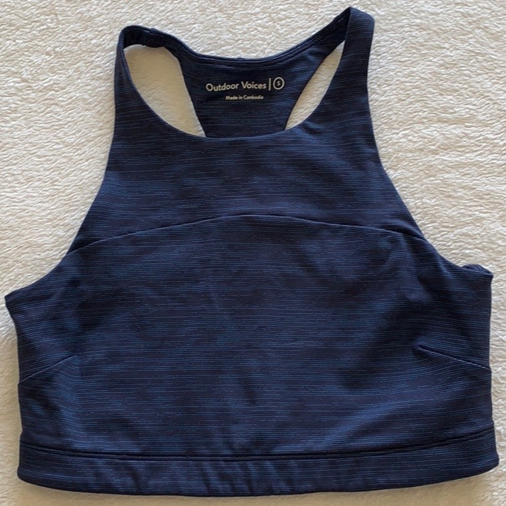 Outdoor Voices TechSweat Bra In Baltic